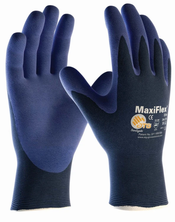 ATG MaxiFlex® Elite™ 34-274 iş eldiveni No:9 (L)