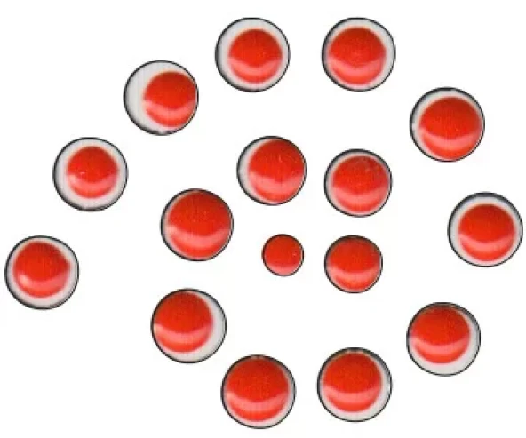 Cadence Renkli İnciler Boyutlu Boya 553 Turuncu 25ml ürün görseli 1