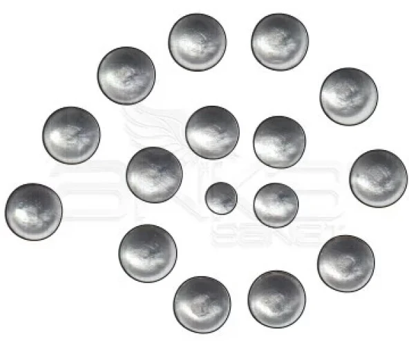 Cadence Renkli İnciler Boyutlu Boya 586 Metalık Gümüş 25ml