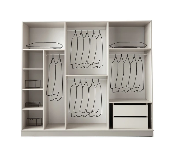 HAZAL MDF 6 KAPILI DOLAP - Resim 4