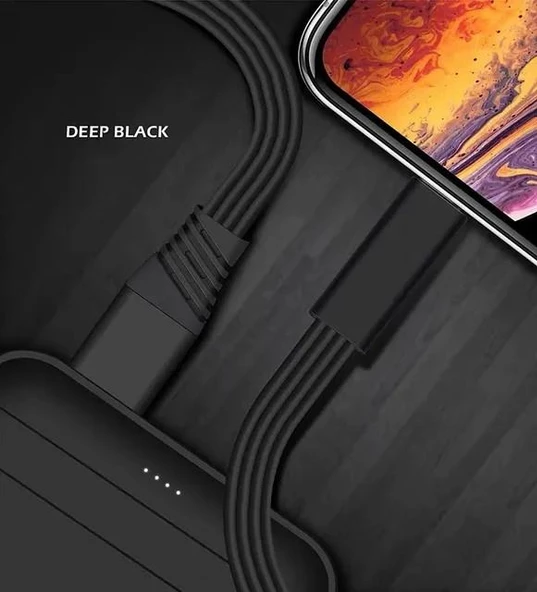 Apple iPhone 2.1A Yenilenebilir Kesilebilir USB Lightning Data ve Hızlı Şarj Kablosu - 4