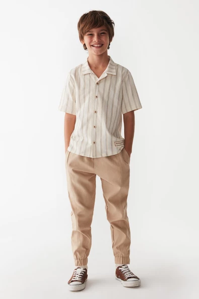 Erkek Çocuk Border Gömlek 46332 - 2