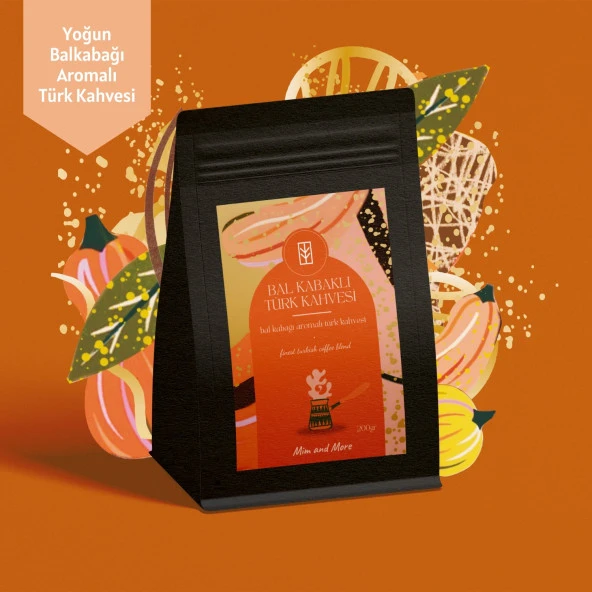 Mim and More Bal Kabaklı Türk Kahvesi Bal Kabağı Aromalı Türk Kahvesi 200 Gr - 2