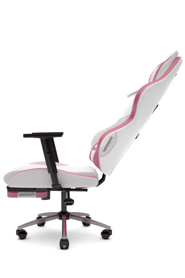 Warrior Aragorn Blanc Deri Oyuncu Koltuğu Gül Kurusu - Ayak Uzatmalı Bilgisayar Sandalyesi 1698B0490 - 3