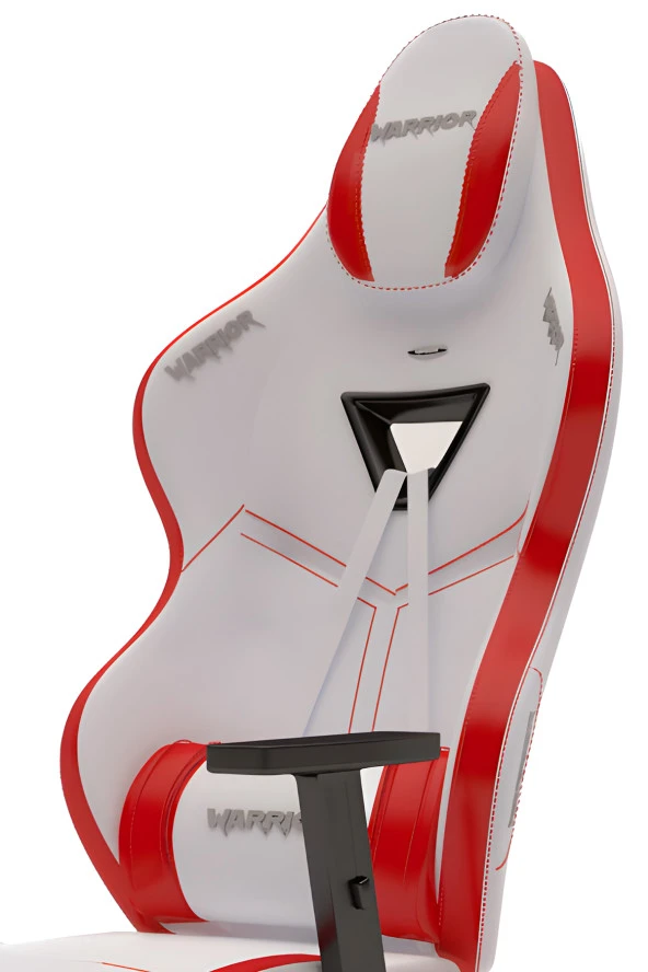Warrior Aragorn Blanc Deri Oyuncu Koltuğu - Kırmızı - Ayak Uzatmalı Bilgisayar Sandalyesi 1698B0511 - Resim 5