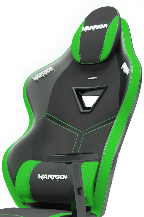 Warrior Aragorn Kumaş Oyuncu Koltuğu - Yeşil - Ayak Uzatmalı Bilgisayar Sandalyesi - 1598B0513 - Resim 5