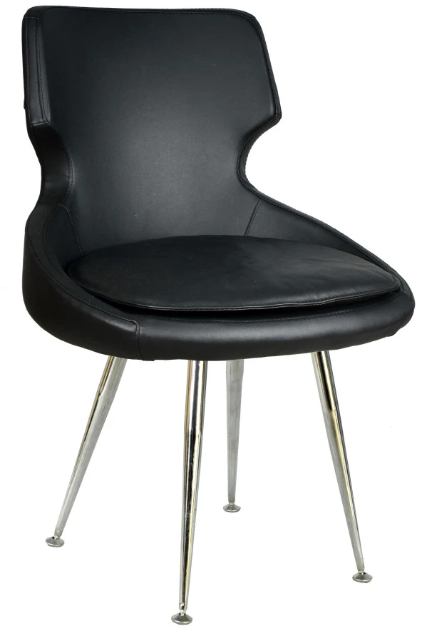 Bürocci Zaga Metal Ayaklı  Misafir Koltuğu-Siyah-2023P0101