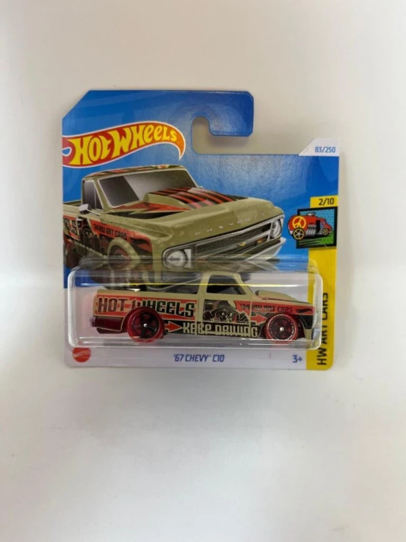 Hot Wheels 67 Chevy C10 2/10 83/250 Model Araba