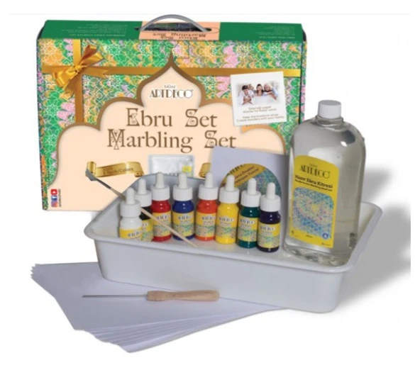 Artdeco Ebru Başlangıç Seti A4 Tekneli ürün görseli 1