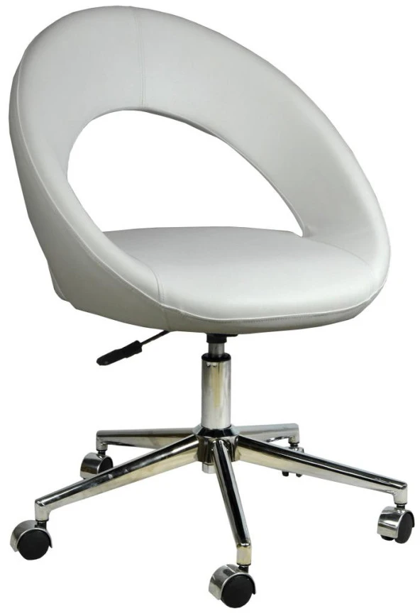 Bürocci Miranda Metal Ayaklı Çalışma Koltuğu-Beyaz-2222K0109