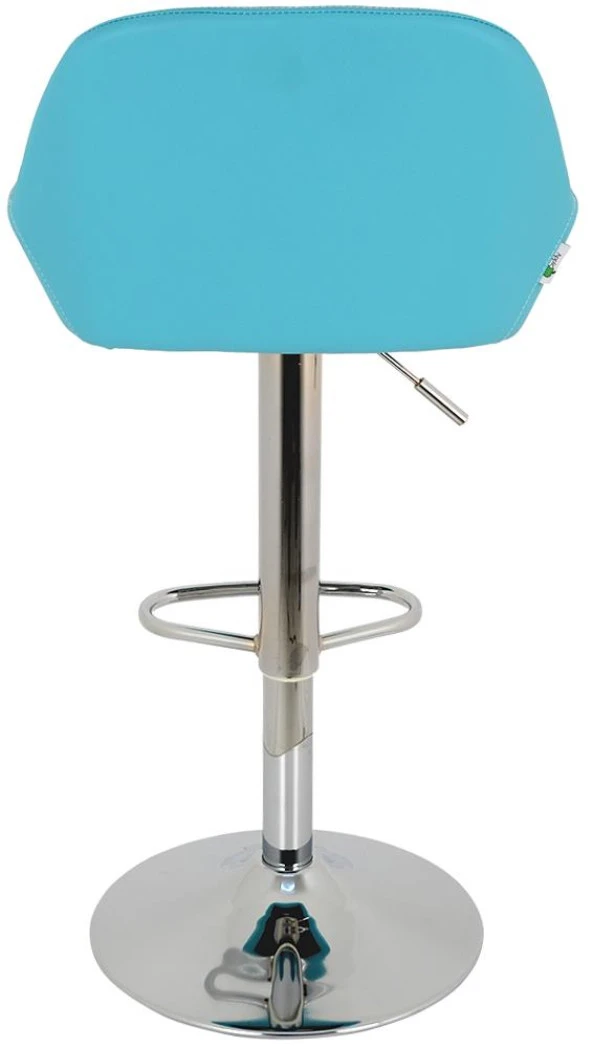 Bürocci Texas Bar Taburesi - Turkuaz Deri - 9506S0111 - 6