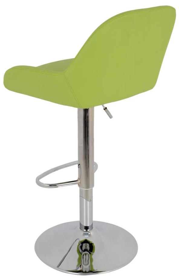 Bürocci Texas Bar Taburesi - Yeşil Deri - 9506S0110 - 5
