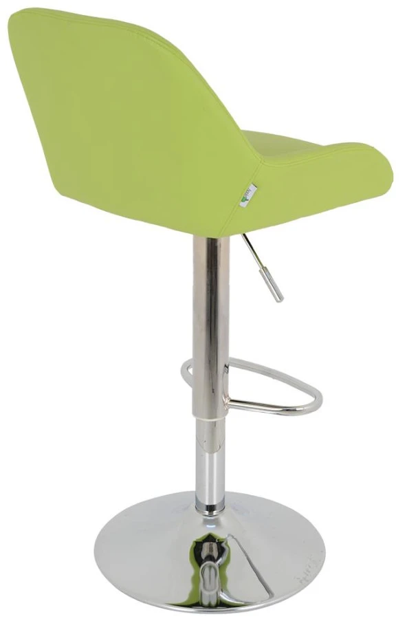 Bürocci Texas Bar Taburesi - Yeşil Deri - 9506S0110 - 7