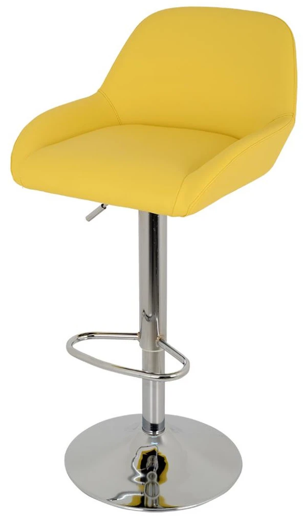 Bürocci Texas Bar Taburesi - Sarı Deri - 9506S0113 - 3