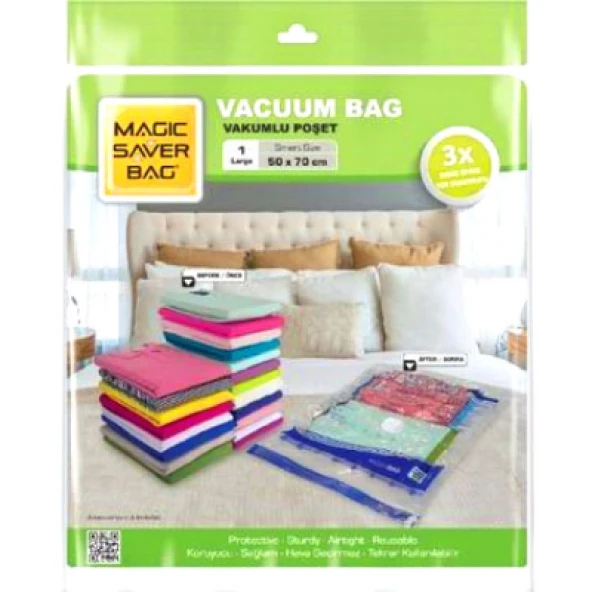 50X70 LARGE VAKUMLU POŞET HURÇ BAG (44Pyr34)