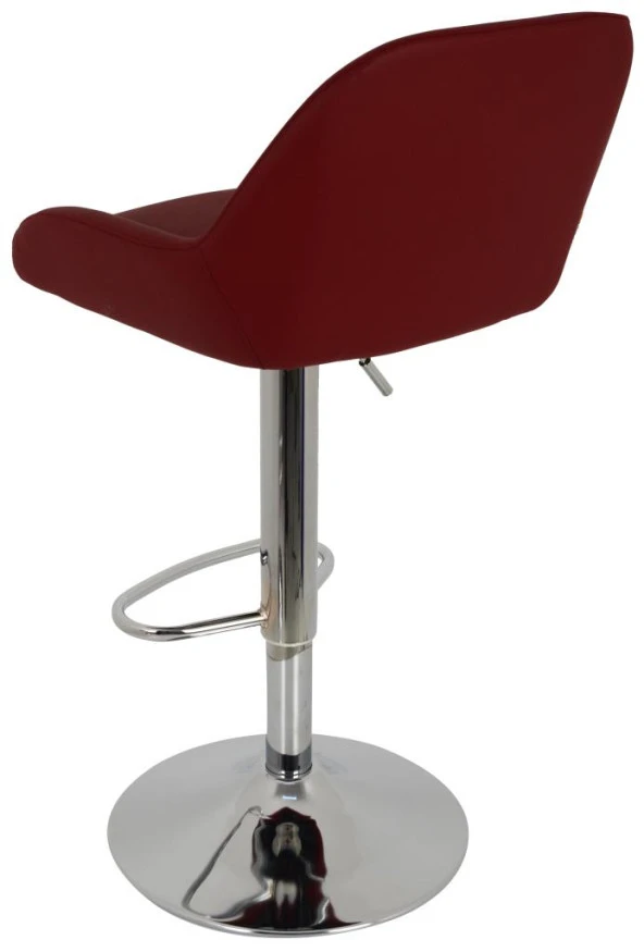 Bürocci Texas Bar Taburesi - Kahverengi Deri - 9506S0121 - 5