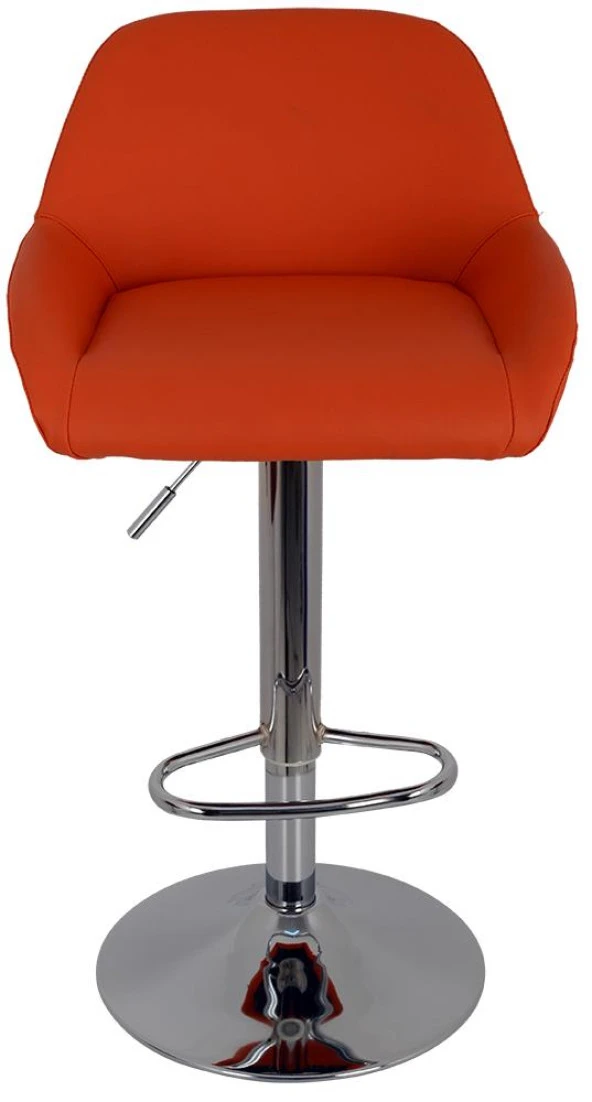 Bürocci Texas Bar Taburesi - Turuncu Deri - 9506S0123 - 2