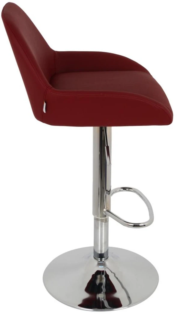 Bürocci Texas Bar Taburesi - Kahverengi Deri - 9506S0121 - 8