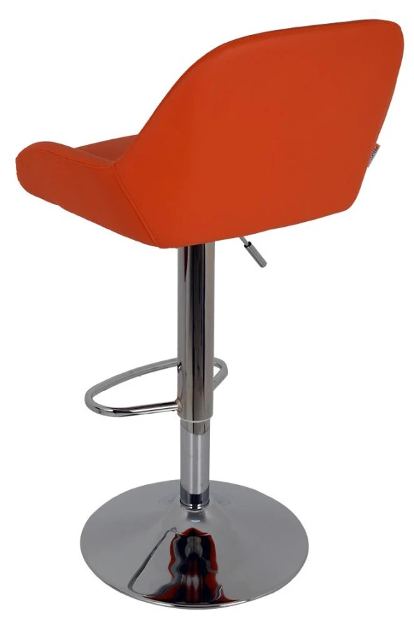 Bürocci Texas Bar Taburesi - Turuncu Deri - 9506S0123 - 5