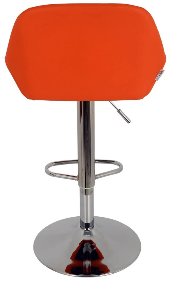 Bürocci Texas Bar Taburesi - Turuncu Deri - 9506S0123 - 6