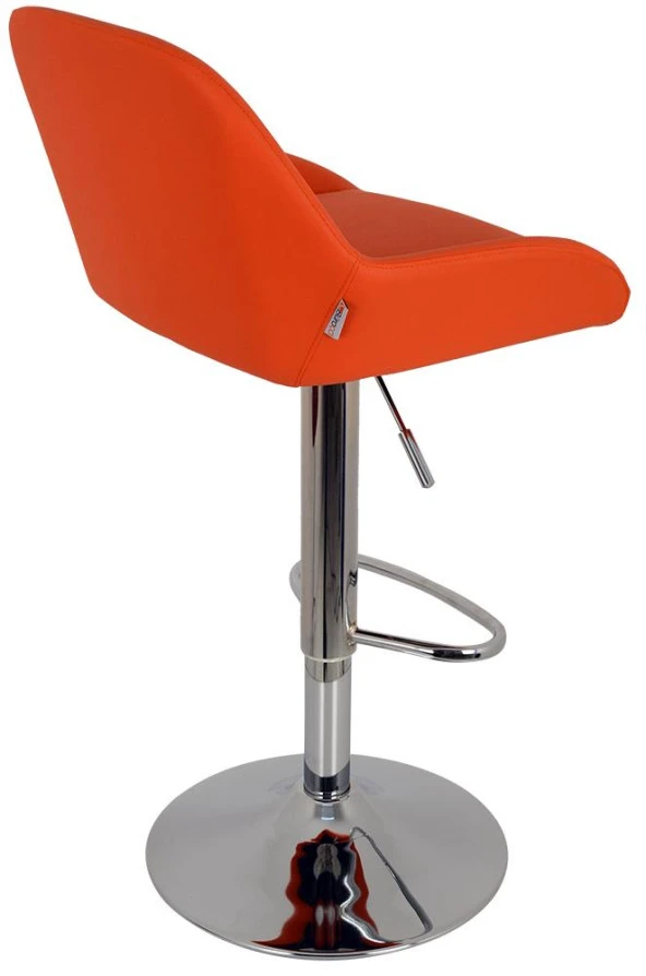 Bürocci Texas Bar Taburesi - Turuncu Deri - 9506S0123 - 7