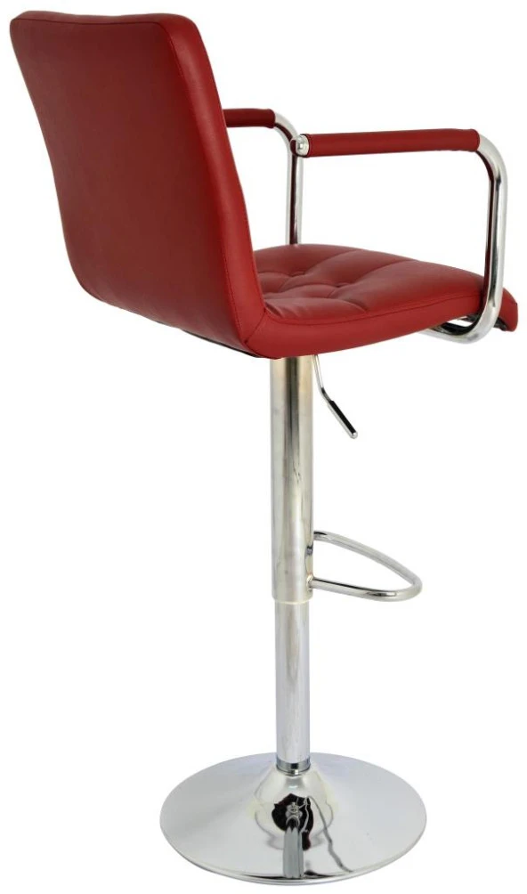 Bürocci Helen Bar Sandalyesi-Bordo-9519Q0102 - 7
