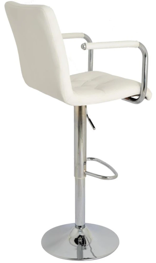 Bürocci Helen Bar Sandalyesi-Beyaz-9519Q0109 - 5