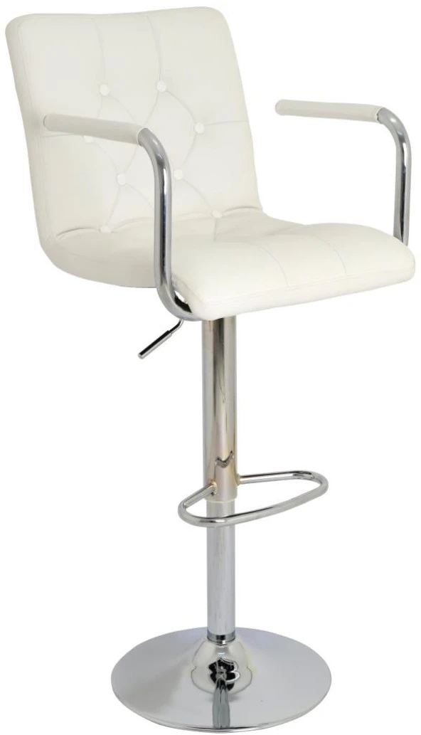 Bürocci Helen Bar Sandalyesi-Beyaz-9519Q0109 - 7