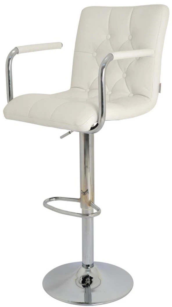 Bürocci Helen Bar Sandalyesi-Beyaz-9519Q0109 - 8