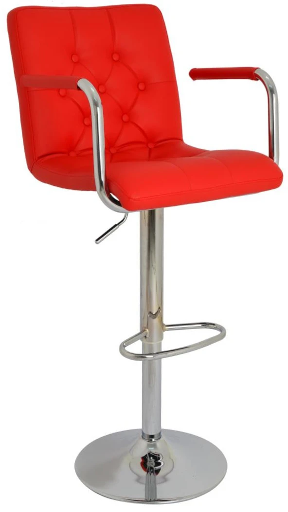 Bürocci Helen Bar Sandalyesi-Kırmızı-9519Q0116 ürün görseli