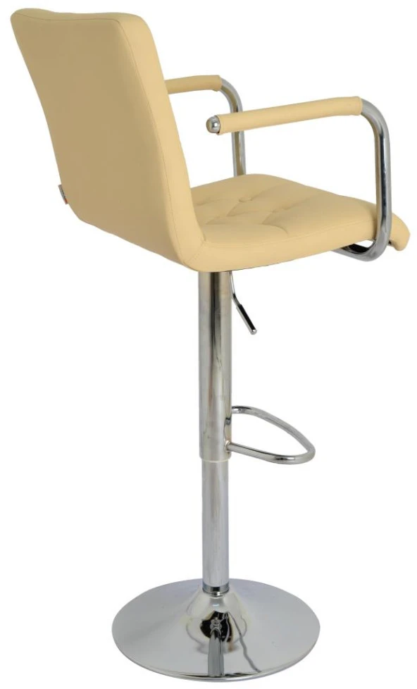 Bürocci Helen Bar Sandalyesi-Krem-9519Q0115 - 7