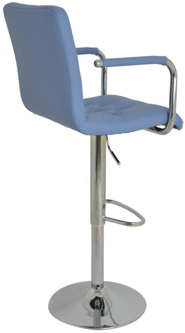Bürocci Helen Bar Sandalyesi-Mavi-9519Q0119 - Resim 7