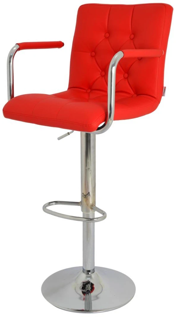 Bürocci Helen Bar Sandalyesi-Kırmızı-9519Q0116 - Resim 3