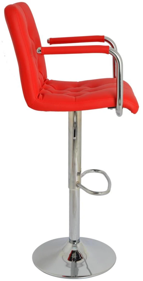 Bürocci Helen Bar Sandalyesi-Kırmızı-9519Q0116 - Resim 8