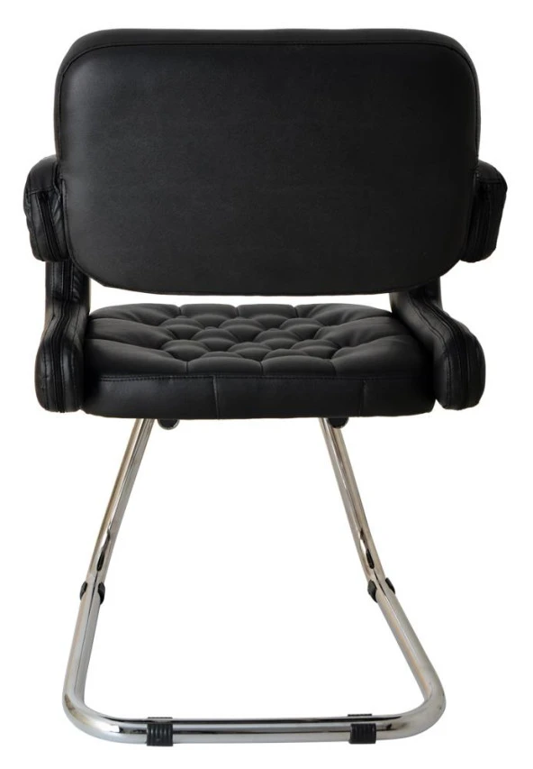 Bürocci Pattaya Misafir Koltuğu-Siyah-9590J0101 - 5