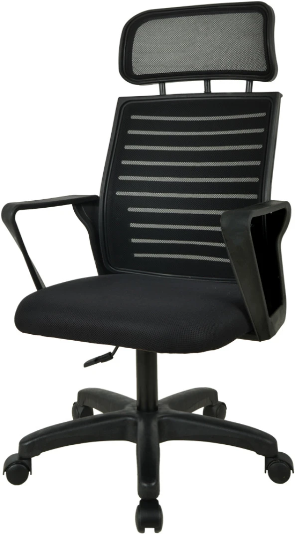 Bürocci Likya Plastik Ayaklı Çalışma Koltuğu-Siyah File-2284B0541 - 3