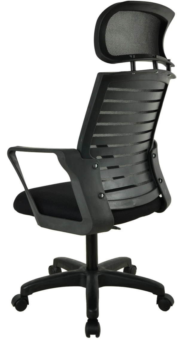 Bürocci Likya Plastik Ayaklı Çalışma Koltuğu-Siyah File-2284B0541 - 5