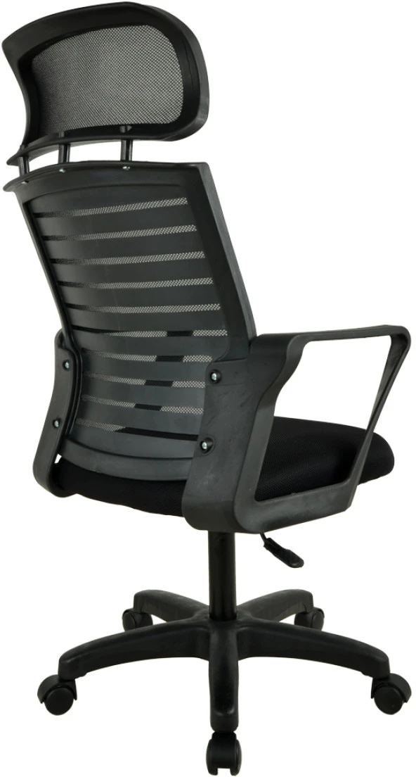 Bürocci Likya Plastik Ayaklı Çalışma Koltuğu-Siyah File-2284B0541 - 7