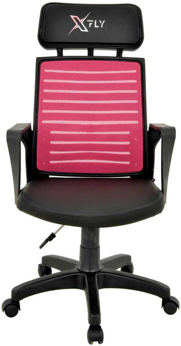 XFly Plastik Ayaklı Oyuncu Koltuğu-Pembe File-2390C0548 - Resim 2