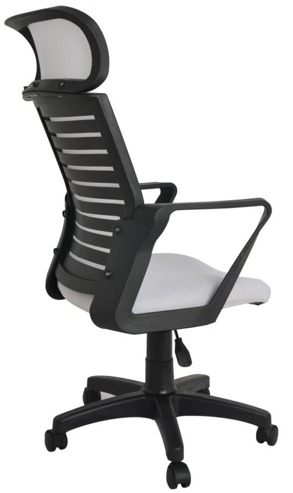 Bürocci Likya Plastik Ayaklı Çalışma Koltuğu-Beyaz File-2284B0550 - 7