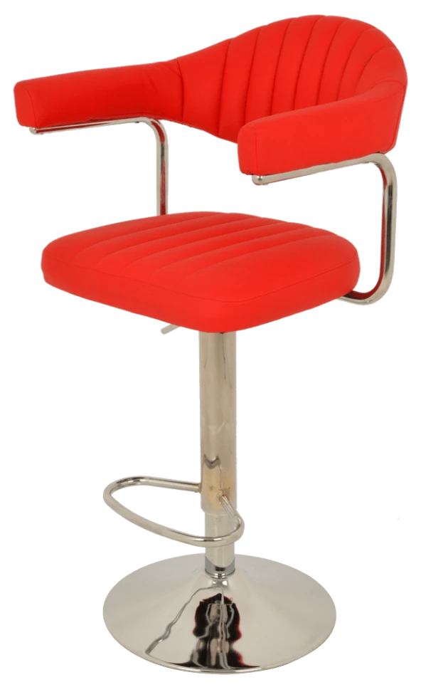 Bürocci Bar Sandalyesi-Kırmızı-9600S0116 - 3