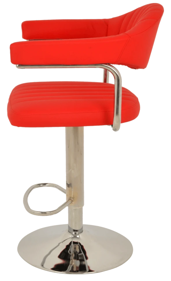 Bürocci Bar Sandalyesi-Kırmızı-9600S0116 - 4