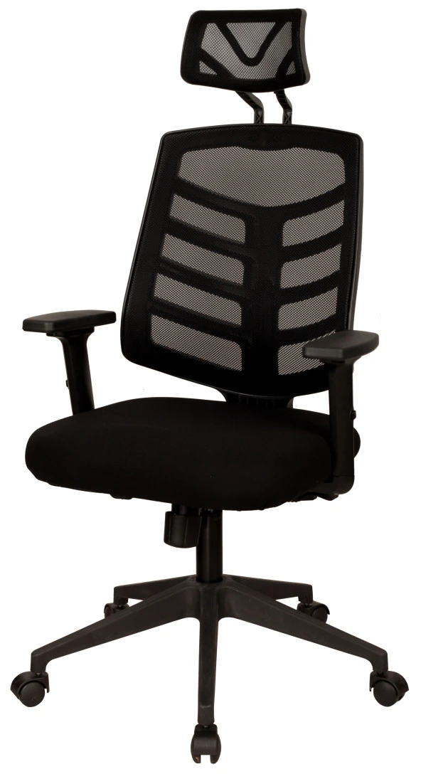 Bürocci Quattro Fileli Müdür Koltuğu-Siyah File-2350B0541 - 3