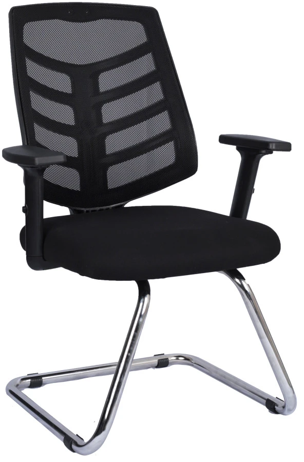 Bürocci Quattro Fileli Misafir Koltuğu-Siyah File-2350J0541