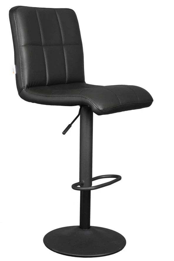 Bürocci Carla Bar Taburesi-Siyah Deri-9503Y0101