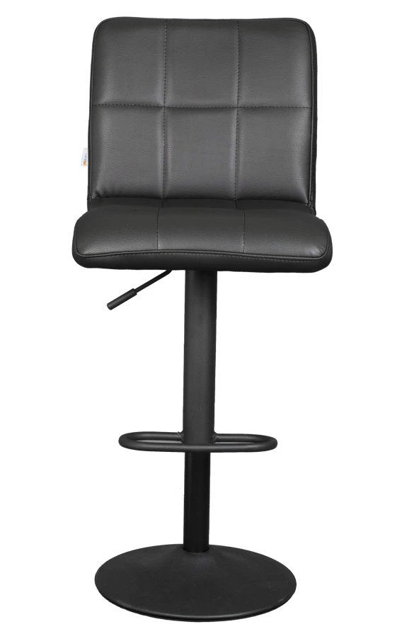 Bürocci Carla Bar Taburesi-Siyah Deri-9503Y0101 - 2