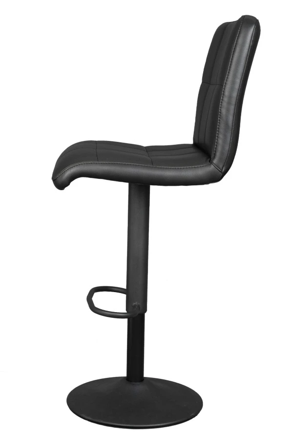 Bürocci Carla Bar Taburesi-Siyah Deri-9503Y0101 - 4