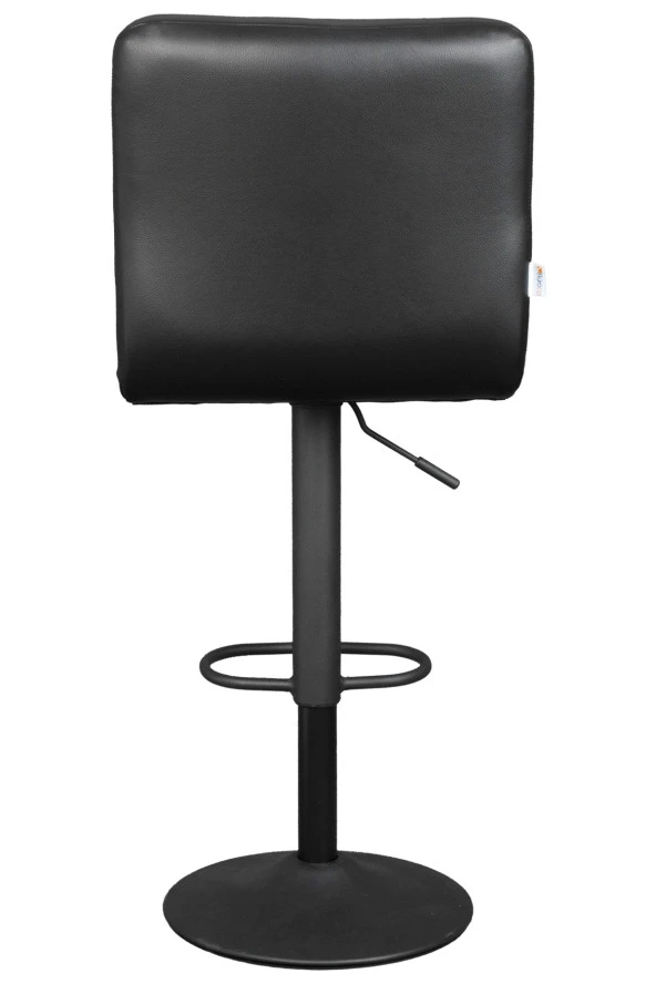 Bürocci Carla Bar Taburesi-Siyah Deri-9503Y0101 - 6