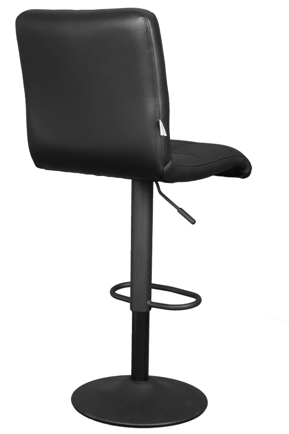 Bürocci Carla Bar Taburesi-Siyah Deri-9503Y0101 - 7