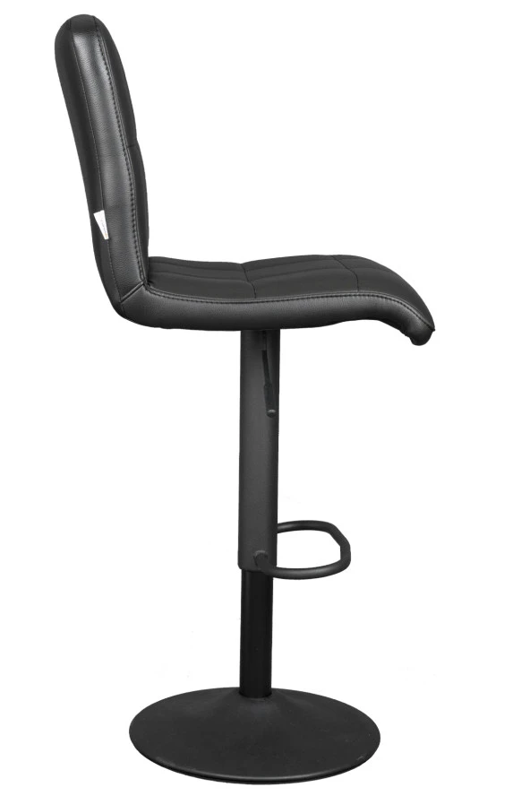 Bürocci Carla Bar Taburesi-Siyah Deri-9503Y0101 - 8